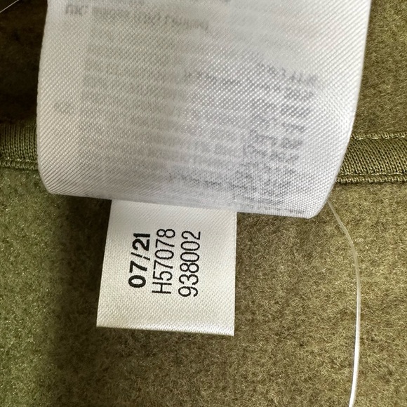 NWT Adidas AOP Fleece Hoodie Pullover Sweatshirt in Olive Men’s Sz L - Picture 12 of 12